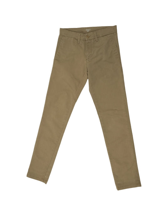 Carhartt Men's WIP Sid Slim Chino Pants in Beige