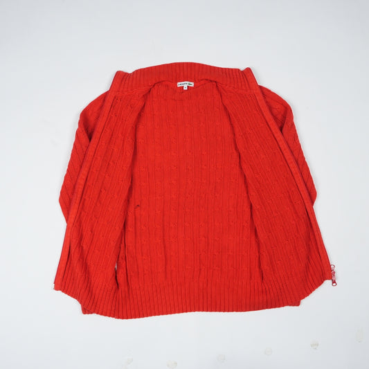 Lacoste Lacoste Wool Knit Full Zip Cardigan