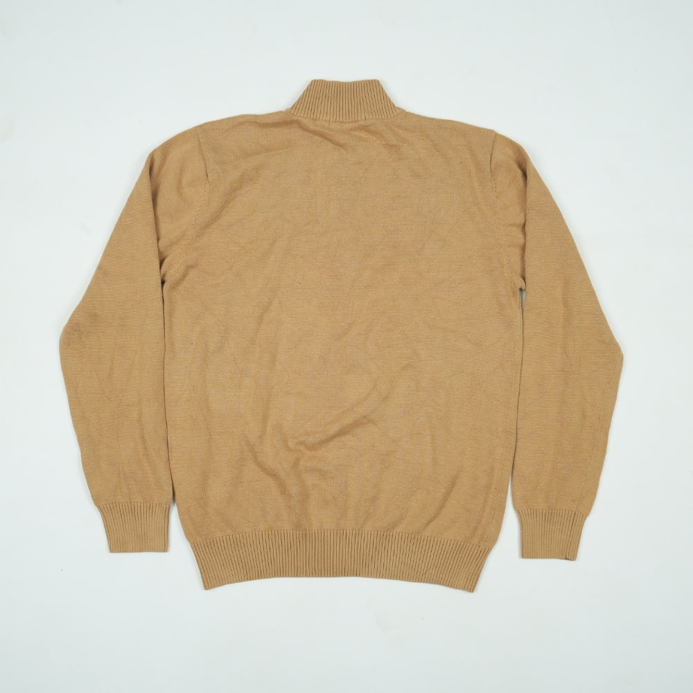 Lacoste Men's Zip-Up High Neck Interlock Sweatshirt