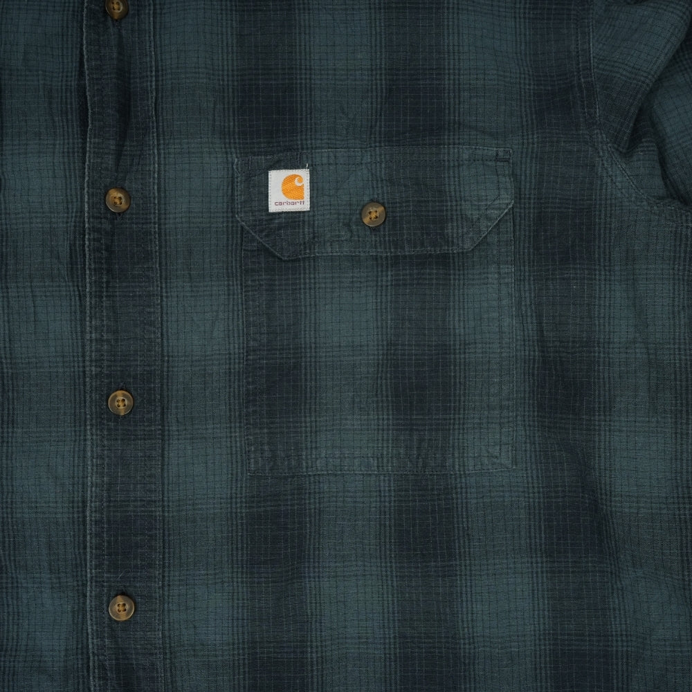 Carhartt Men's Relaxed Fit Midweight Flannel Long-Sleeve Plaid Shirt