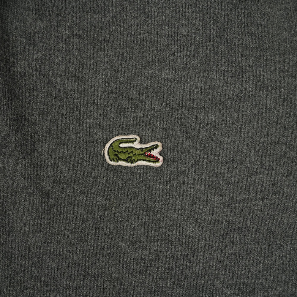 Lacoste Men's Zip-Up High-Neck Wool Sweater