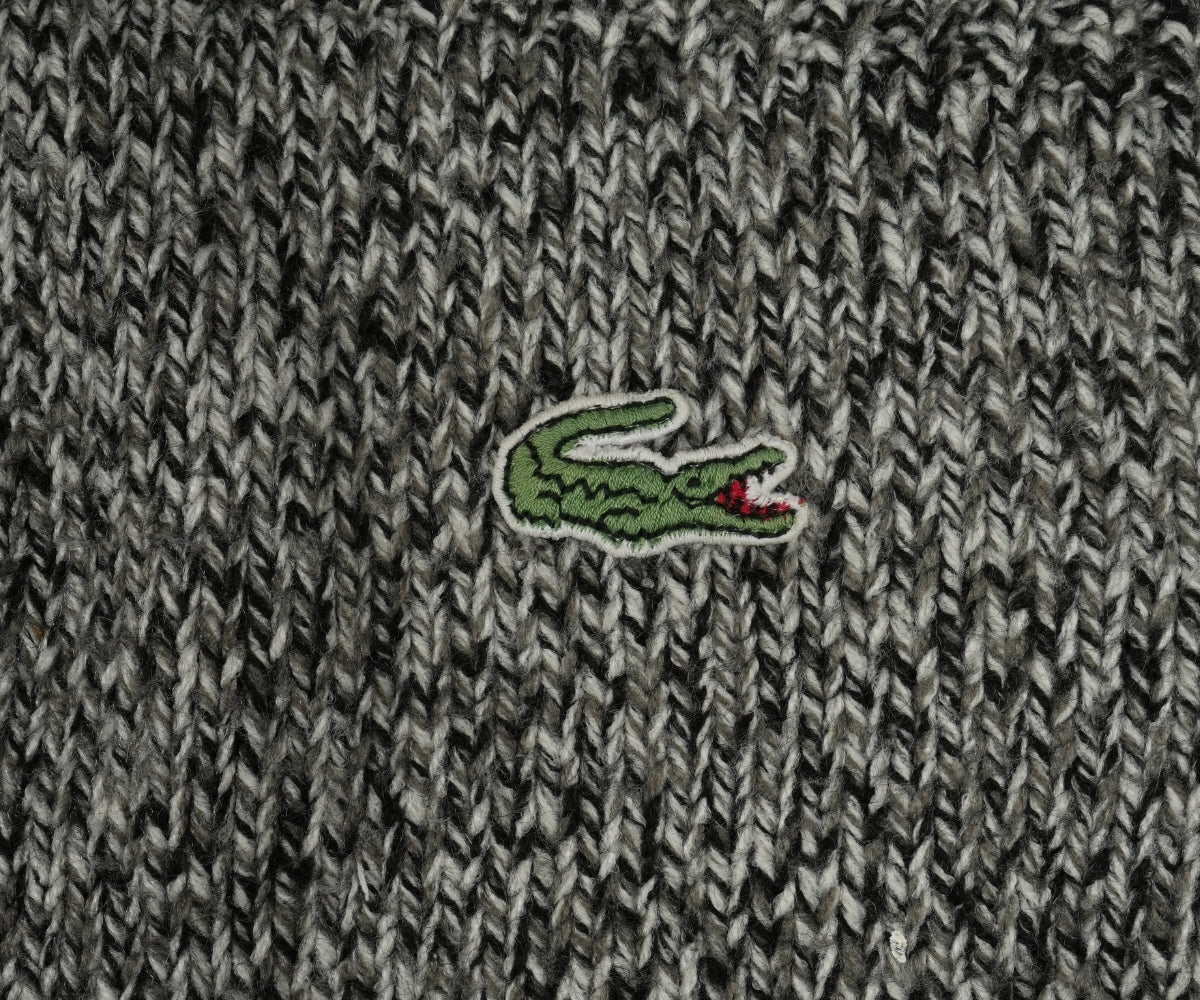 Lacoste Men's Stand-Up Collar Wool Jersey Sweater