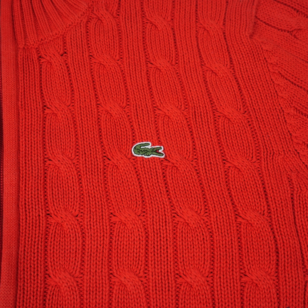 Lacoste Lacoste Wool Knit Full Zip Cardigan