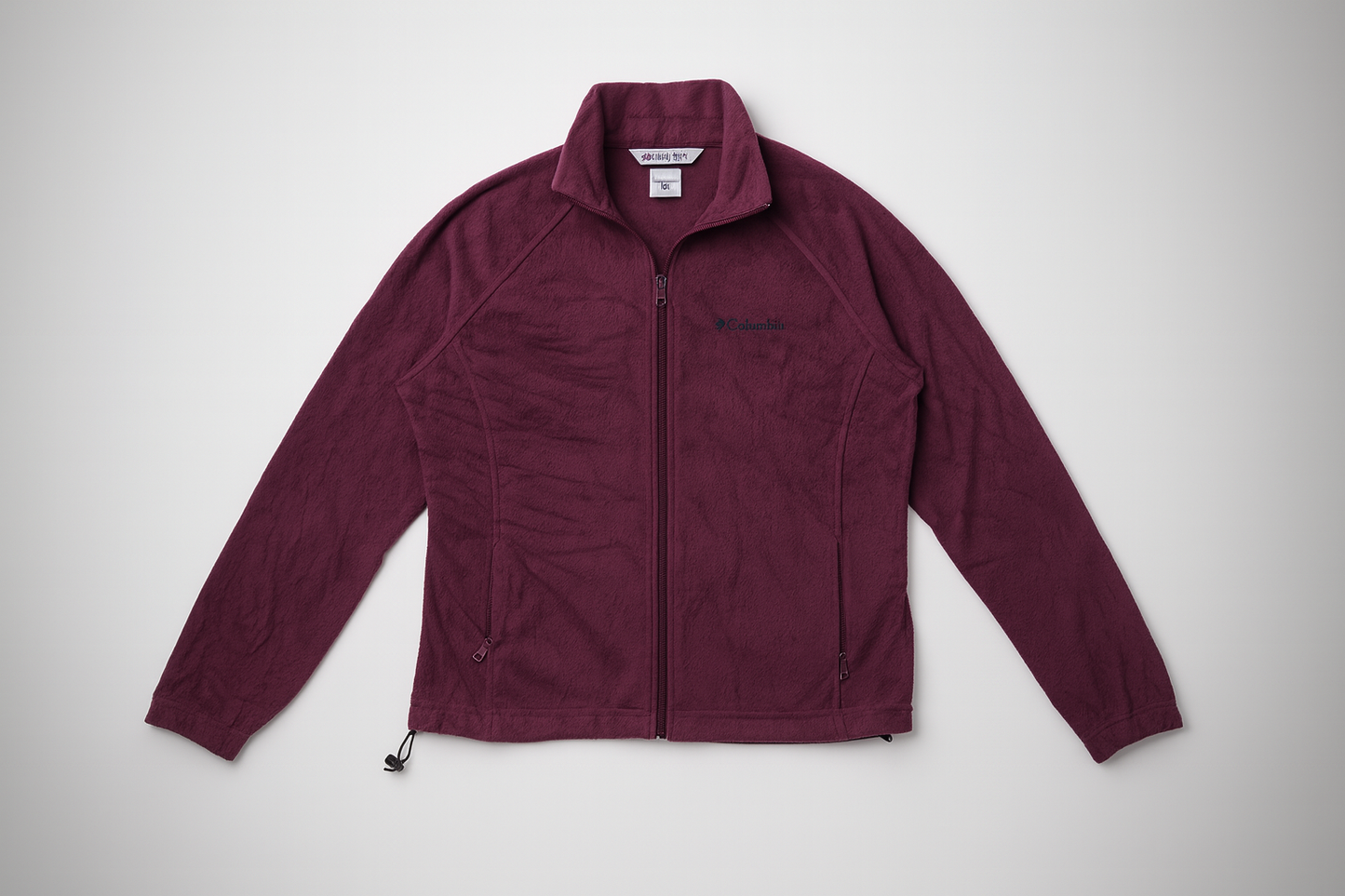 Vintage Columbia Full-Zip Fleece Jacket – Plum | Men’s Large