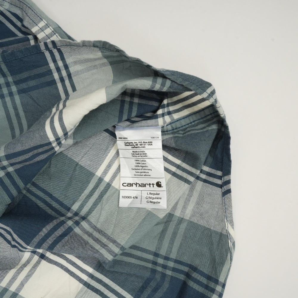 Carhartt Men’s Plaid Short Sleeve Button Down Shirt