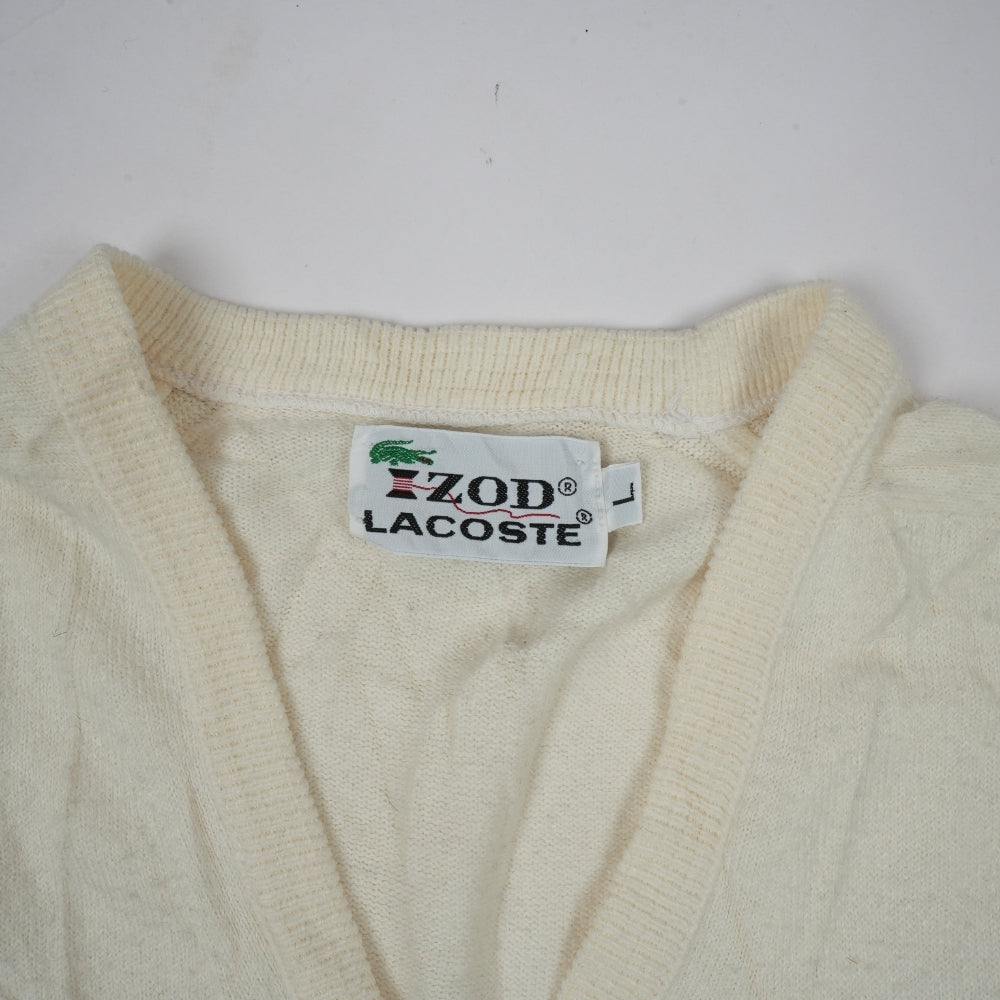 Lacoste Izod Men's Vintage V-Neck Sweater