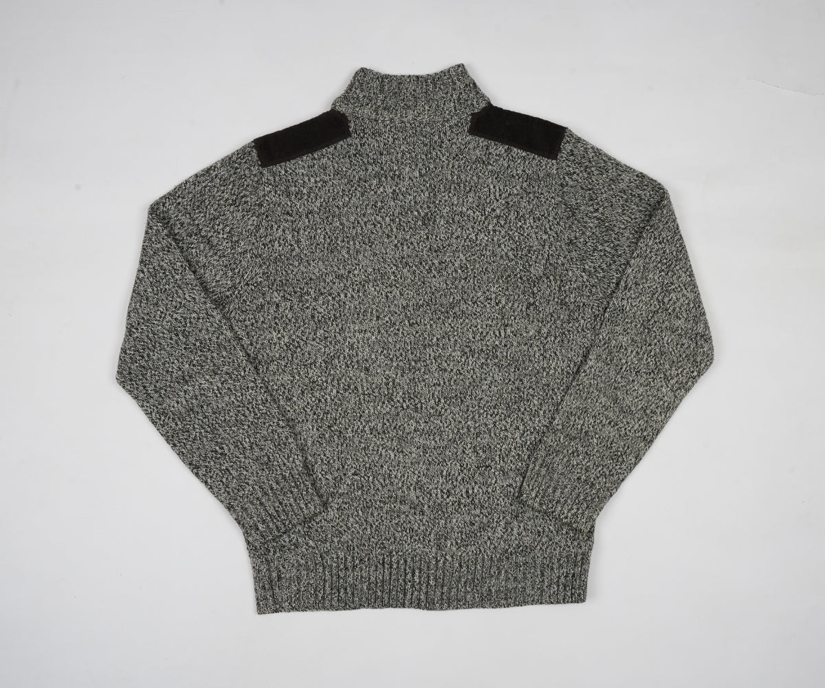 Lacoste Men's Stand-Up Collar Wool Jersey Sweater