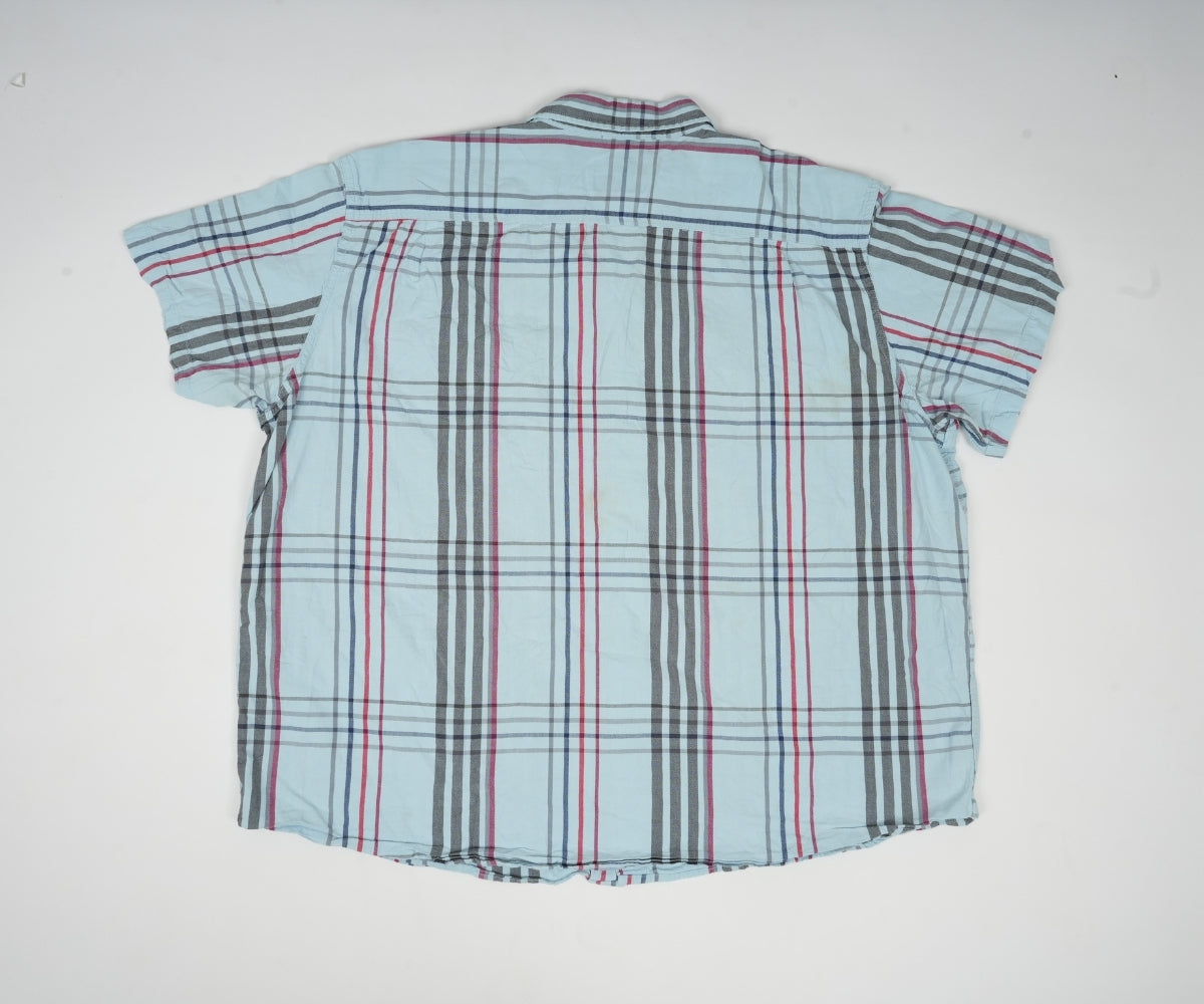 Carhartt Men's Blue Plaid Shirt | Short Sleeves
