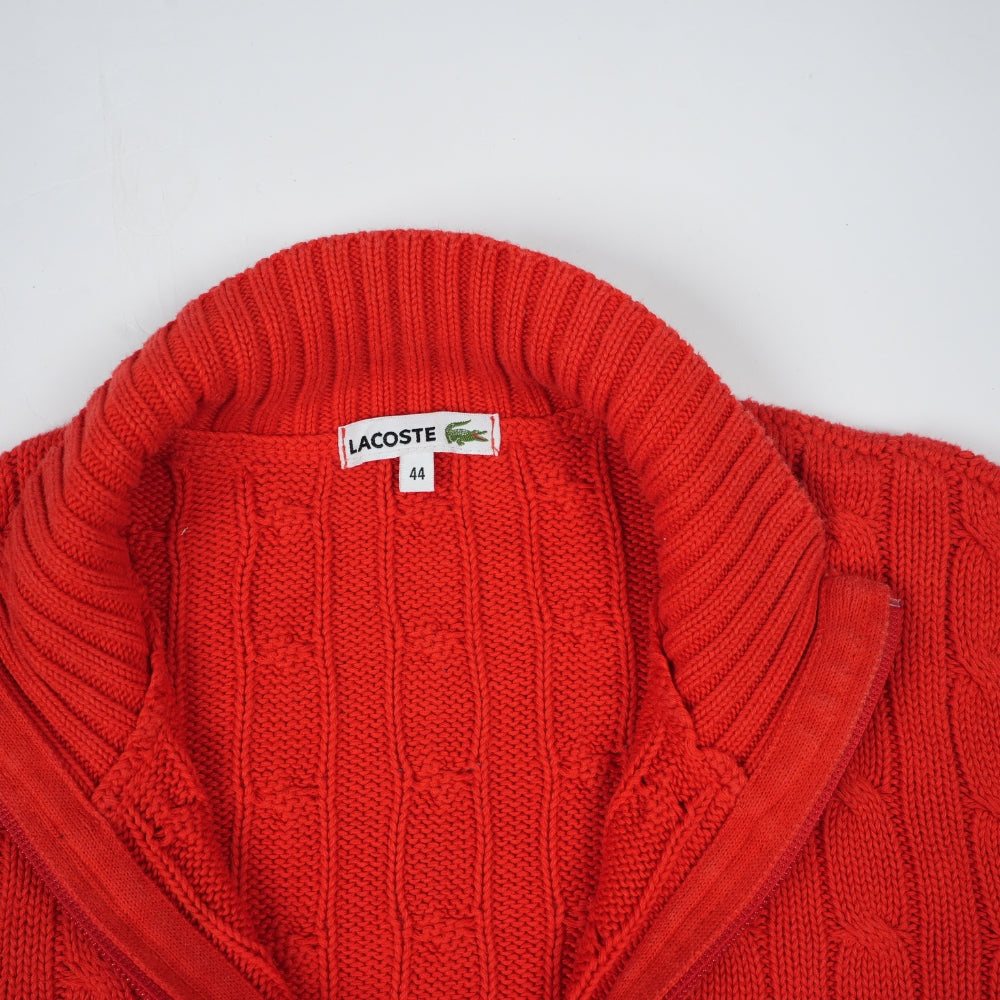 Lacoste Lacoste Wool Knit Full Zip Cardigan
