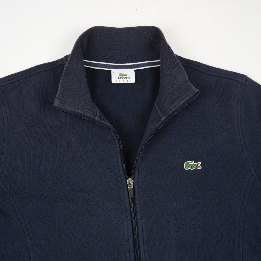 Lacoste Men's Zip-Up High Neck Fleece Sweatshirt