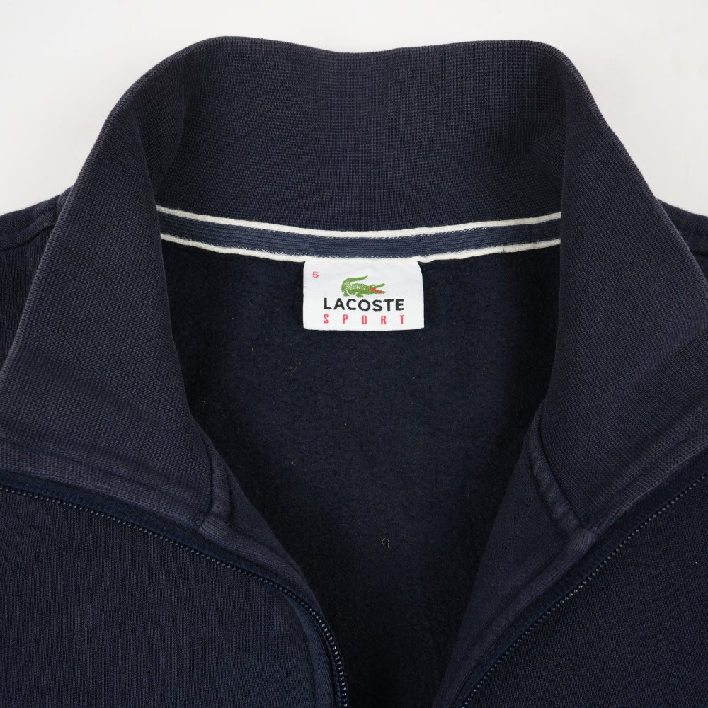 Lacoste Men's Zip-Up High Neck Fleece Sweatshirt