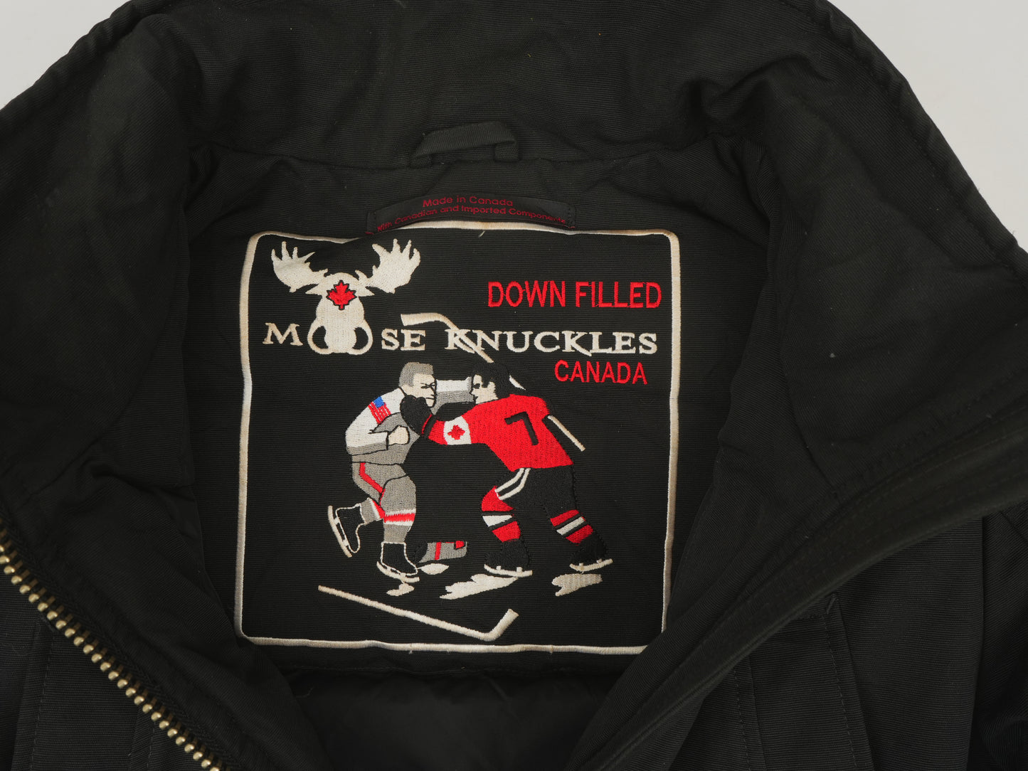 Moose Knuckles Men’s Ballistic Bomber Jacket - Authentic Down Parka