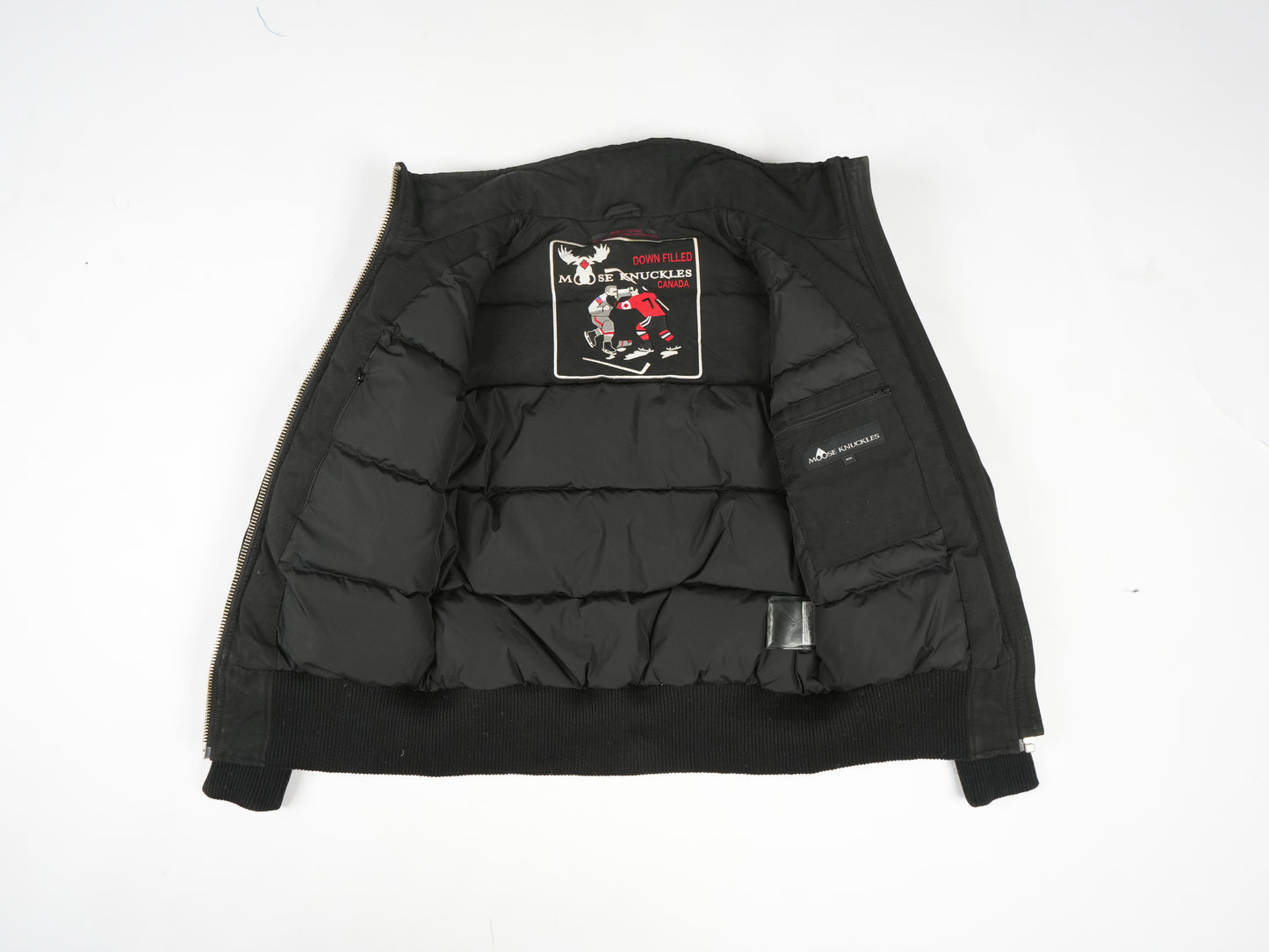 Moose Knuckles Men’s Ballistic Bomber Jacket - Authentic Down Parka