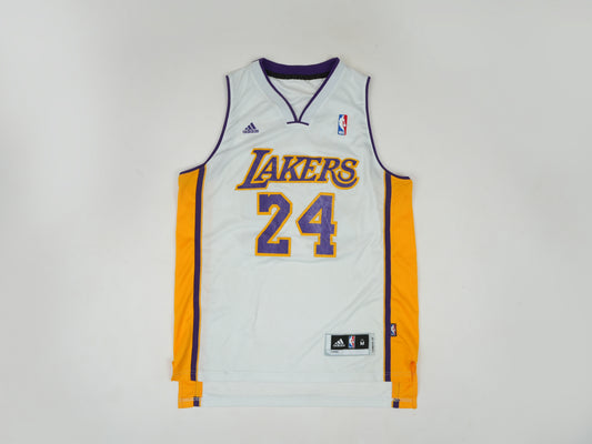 Adidas NBA Los Angeles Lakers Kobe Bryant #24 Swingman Jersey - Sunday White Edition