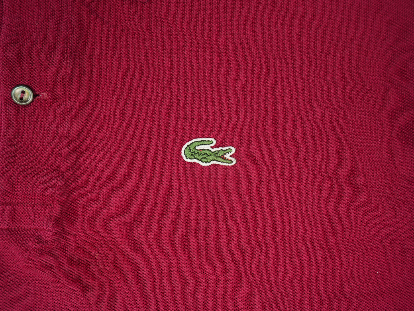 Lacoste Mens Polo Shirt in Red Color