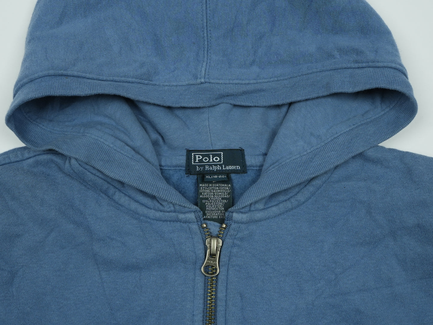 Vintage Polo Ralph Lauren Big Pony Full-Zip Hoodie