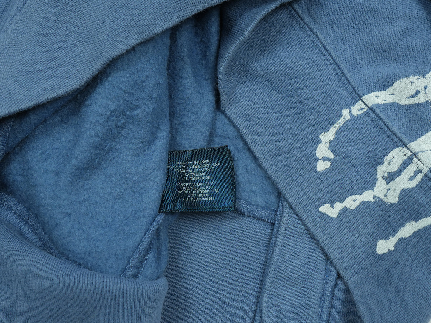 Vintage Polo Ralph Lauren Big Pony Full-Zip Hoodie