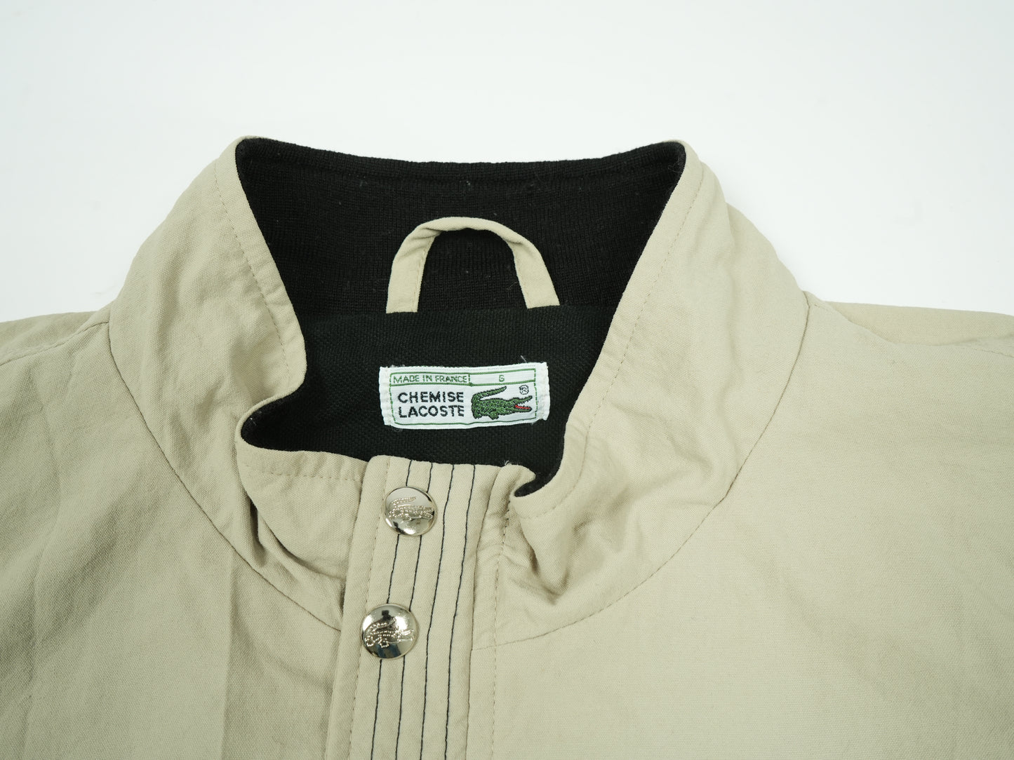 Lacoste Harrington Bomber Jacket Cream Beige Color