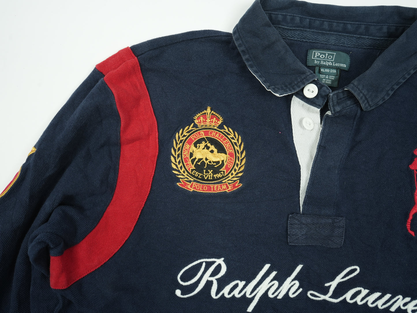 Rare Vintage Olympic Polo Rugby Shirt