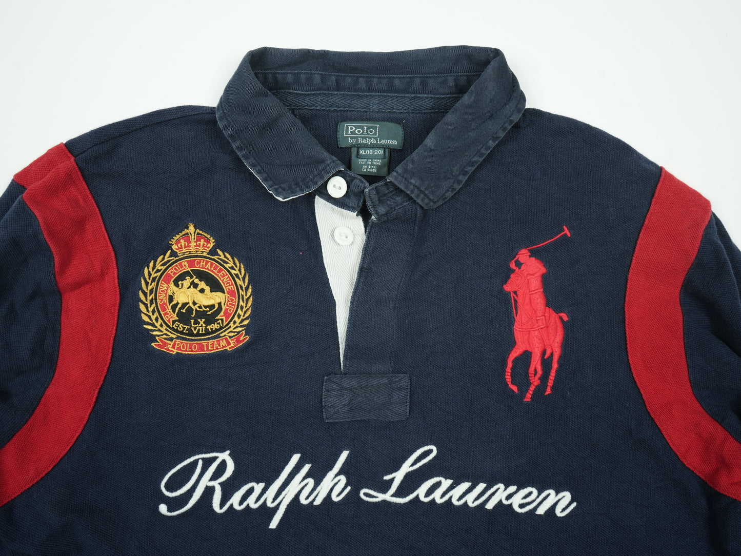 Rare Vintage Olympic Polo Rugby Shirt