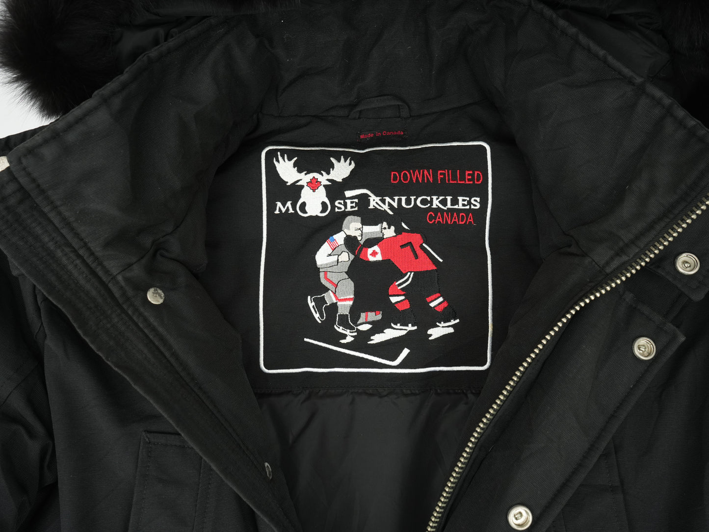 Moose Knuckles Stirling Parka Black Luxury Men’s Winter Coat