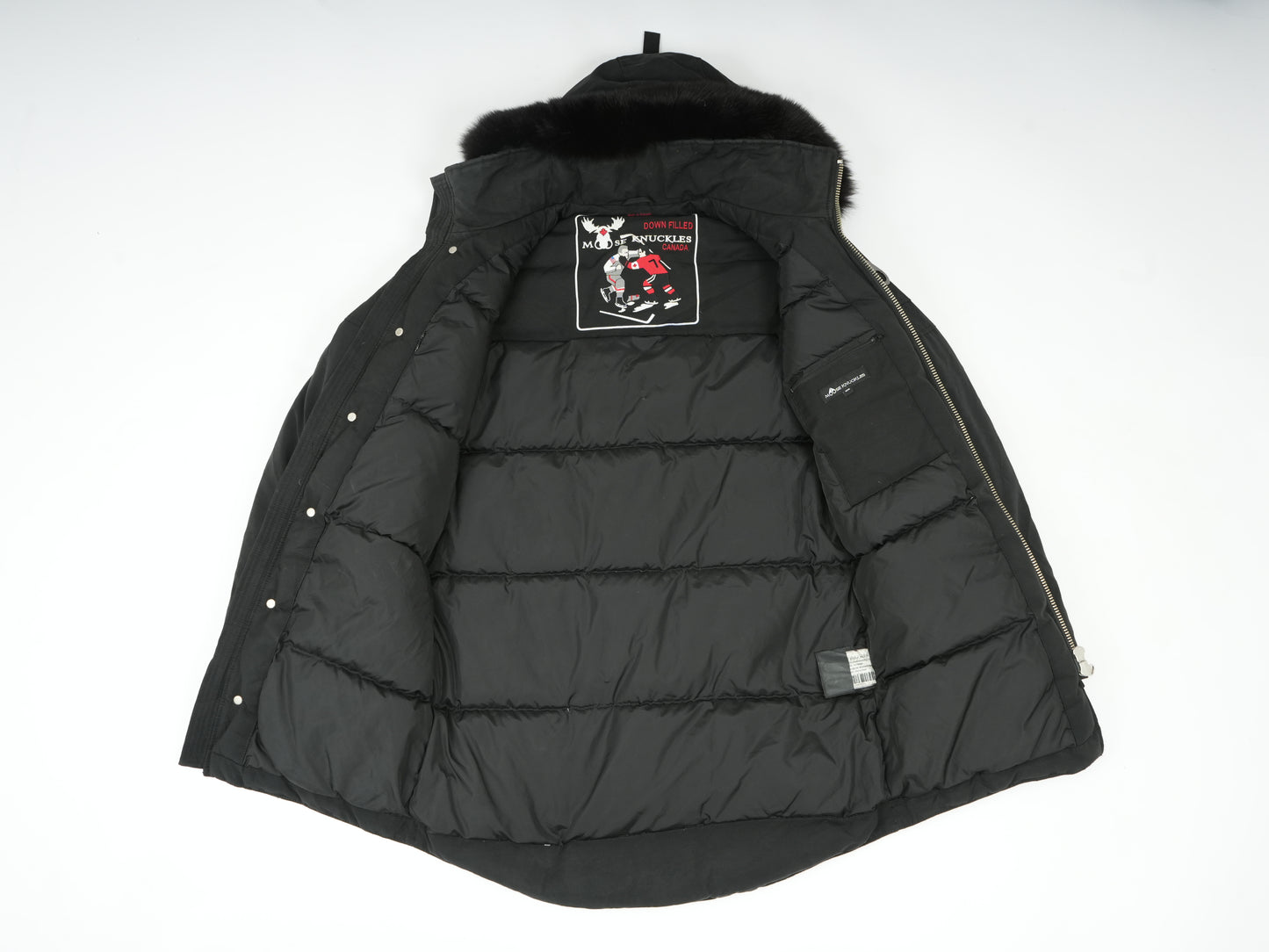 Moose Knuckles Stirling Parka Black Luxury Men’s Winter Coat